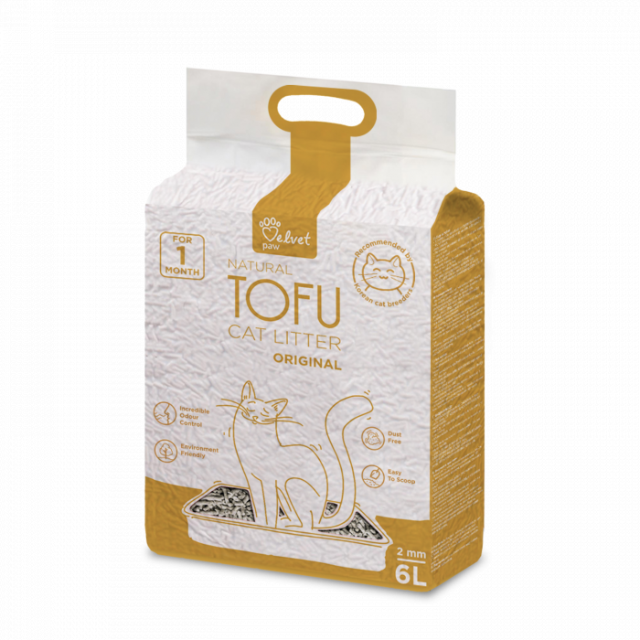 Tofu kačių granulės, original, 2mm granulės 2,6 kg/6 l