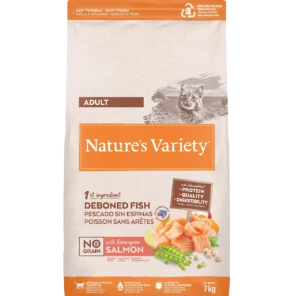 Nature's Variety No Grain Adult Cat (norvegiška lašiša)