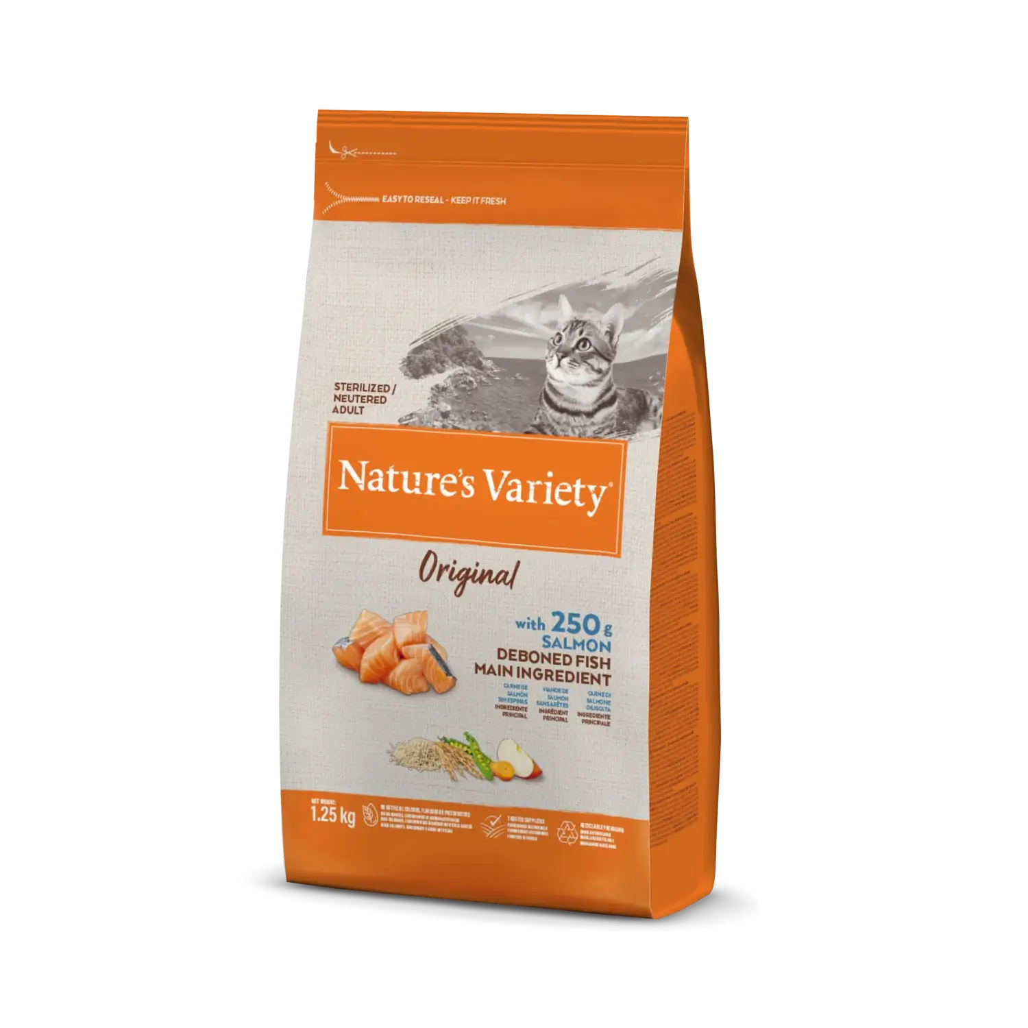 Nature's Variety Original Sterilized Cat (lašiša) salmon - Image 2