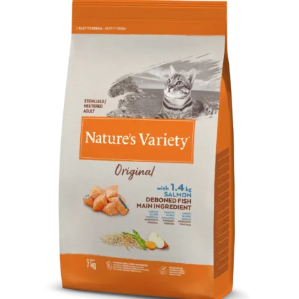 Nature's Variety Original Sterilized Cat (lašiša) salmon