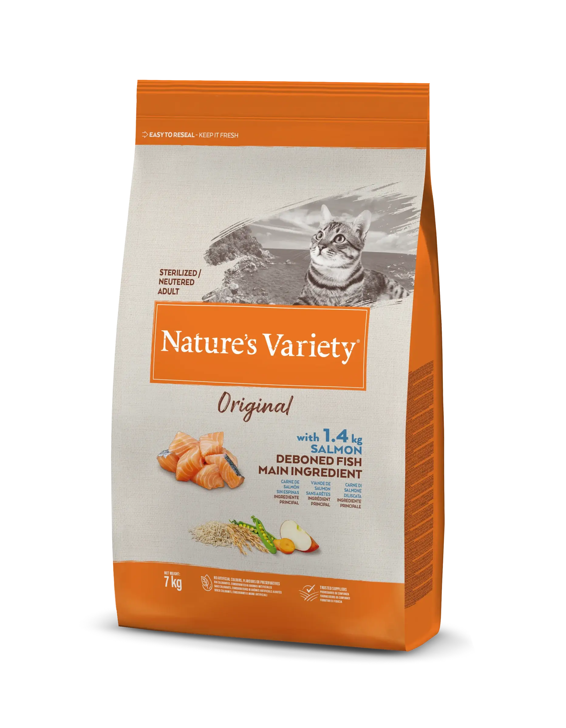 Nature's Variety Original Sterilized Cat (lašiša) salmon